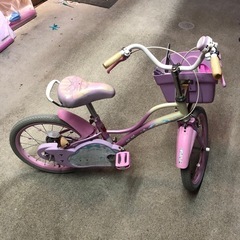 自転車　子供　補助輪付き　
の画像