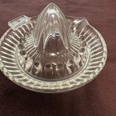 ガラス製　レモン絞り器の画像