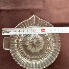 ガラス製　レモン絞り器の画像