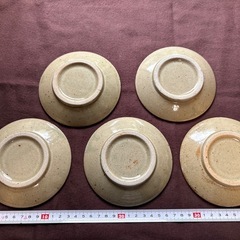 益子焼　小皿　5枚まとめの画像