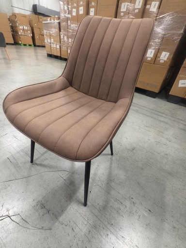 ダイニングチェア 反毛皮 疲れにくい 最新 おしゃれ 北欧風ブラウン4脚