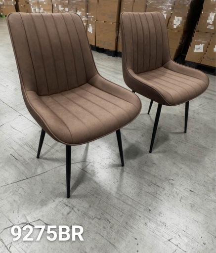 ダイニングチェア 反毛皮 疲れにくい おしゃれ 購入 北欧風ブラウン4脚