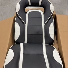 8086whbk回転式ゲーミング/オフィス/コンピューターチェア レッド レーシングシート 背もたれ/腕リクライニングスライド式フットレスの画像