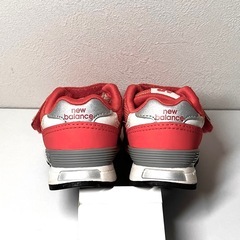 [美品]ニューバランス313 ベビーファーストシューズ　レッド12cmの画像