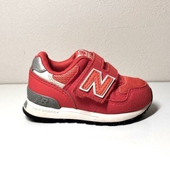 [美品]ニューバランス313 ベビーファーストシューズ　レッド12cmの画像
