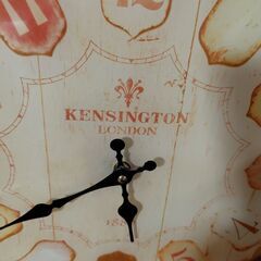 ヴィンテージ風KENSINGTON掛け時計　直径約40㌢位の画像