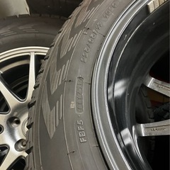 SPORT ABELIA 17インチ 7J ET48 PCD114.3 5穴　アルミホイール　YOKOHAMA iceGUARD G075 225/65r17 19年製造 4本 溝6mm の画像
