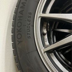SPORT ABELIA 17インチ 7J ET48 PCD114.3 5穴　アルミホイール　YOKOHAMA iceGUARD G075 225/65r17 19年製造 4本 溝6mm の画像