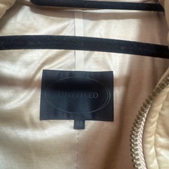 【️UNTITLED】ベージュ ダウンジャケットの画像