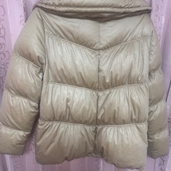 【️UNTITLED】ベージュ ダウンジャケットの画像