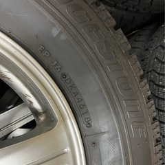 ブリヂストン　BLLIZZAX VRX 185/70r14 88Q 中古4本　ホイール付き　18年製造　BALMINUM PCD100 4穴　14インチ　5.5J +45 の画像