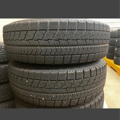 ブリヂストン　BLLIZZAX VRX 185/70r14 88Q 中古4本　ホイール付き　18年製造　BALMINUM PCD100 4穴　14インチ　5.5J +45 の画像