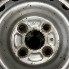 5J 13インチ　オフセット45 PCD100 4穴　ハブ径 54mm 中古４本の画像