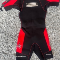 aleeda 半袖レディースウェットスーツ 黒 Mの画像