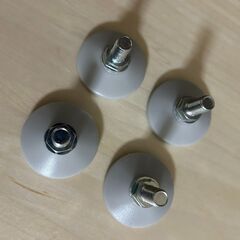 無印良品 スチールラック 3段 キャスター付き キャスター取り外しも可の画像