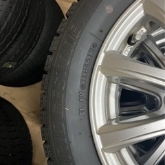 Weds JOKER 14インチ 4.5J オフセット45 PCD100 4穴 BRIDGESTONE VRX2 2019年 溝6mm付き　４本セットの画像
