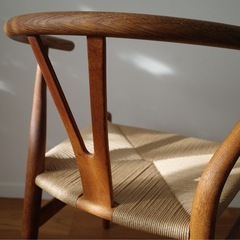 極美品・希少【ヴィンテージ 70年代 yチェア】オーク ペーパーコード新品の画像