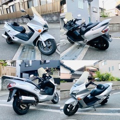 ホンダフォルツァMF06 バッテリー新品♪黒銀カラーで大人お洒落な一台😊の画像