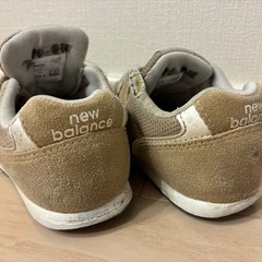 子供靴/ニューバランス/14.5㎝/ベージュ
の画像