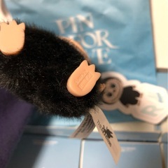 R ラブブ イニシャル アルファベット キーホルダー ぬいぐるみペンダントの画像