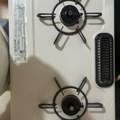 パロマ　ガスコンロ　ホワイトの画像