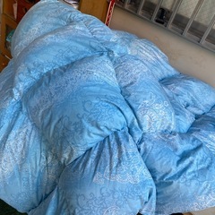 羽毛ふと布団の画像