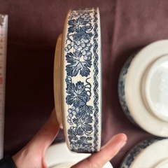 和食器　ぶどう柄　中鉢　4枚まとめの画像