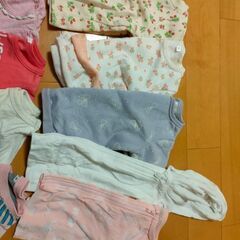 女の子向き春秋８０サイズセットの画像