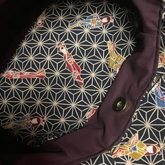 1点物 羽織りリメイクバッグの画像