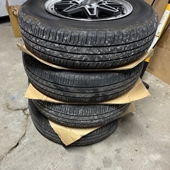 美品beatstage12インチタイヤホイールセットアルミ軽トラ軽バン の画像