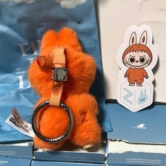 Z ラブブ イニシャル アルファベット ぬいぐるみペンダントの画像