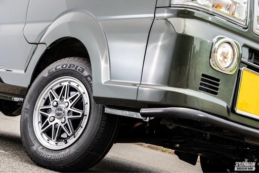 美品beatstage12インチタイヤホイールセットアルミ軽トラ軽バン