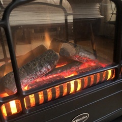 商談成立いたしました^_^美品ディンプレックス焚き火暖炉の電気ヒーター☆の画像