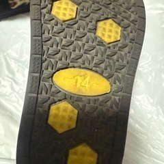 レオパード柄 ムートンブーツ 14cmの画像