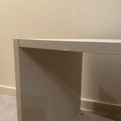 カラーボックス　40cm ×40㎝　白木目　ホワイトの画像