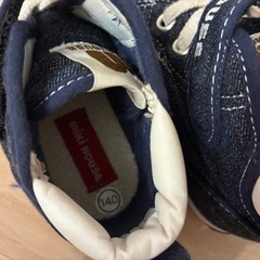 子供靴/ミキハウス/14㎝の画像