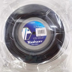 【未使用】トアルソン ポリグランデ プロフォーカス 125 POLY GRANDE Profocus 硬式 テニス ストリング ガット 240m ロール ブラック 7442512K TOALSON 1.25mmの画像