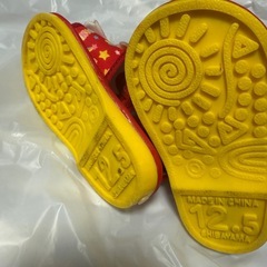 美品 アンパンマンサンダル 12.5cm の画像