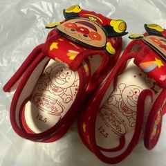美品 アンパンマンサンダル 12.5cm の画像