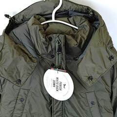 【未使用】ナンガ Blue Snow White 別注 オリジナル ダウン ジャケット XL カーキ E1AB10H5 メンズ NANGAの画像