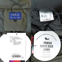 【未使用】ナンガ Blue Snow White 別注 オリジナル ダウン ジャケット XL カーキ E1AB10H5 メンズ NANGAの画像