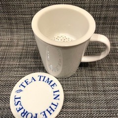 茶こし付きマグカップの画像