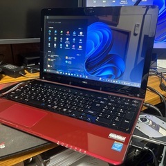 NEC ノートパソコン Windows11 25H2 CPU i7-4710MQ メモリ8GB SSD256GB+HDD1TB Blu-ray Office2021の画像