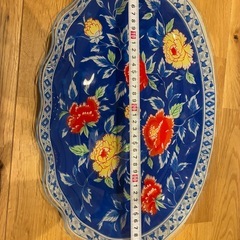 パーティー大皿　フォークスプーン付きの画像