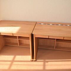 【早い者勝ち】学習机×２セット 堀田木工所 DUCK(ダック) デスクの画像