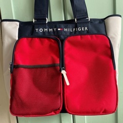 TOMMY HILFIGER　ゴルフ トートバッグ ラウンドバッグの画像