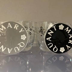 MARY QUANT マリークワント グラス コースター セットの画像