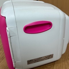 【電源確認済】ミニ冷蔵庫 ツインバード　HR-DB06P ピンクの画像