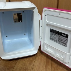 【電源確認済】ミニ冷蔵庫 ツインバード　HR-DB06P ピンクの画像