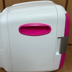【電源確認済】ミニ冷蔵庫 ツインバード　HR-DB06P ピンクの画像